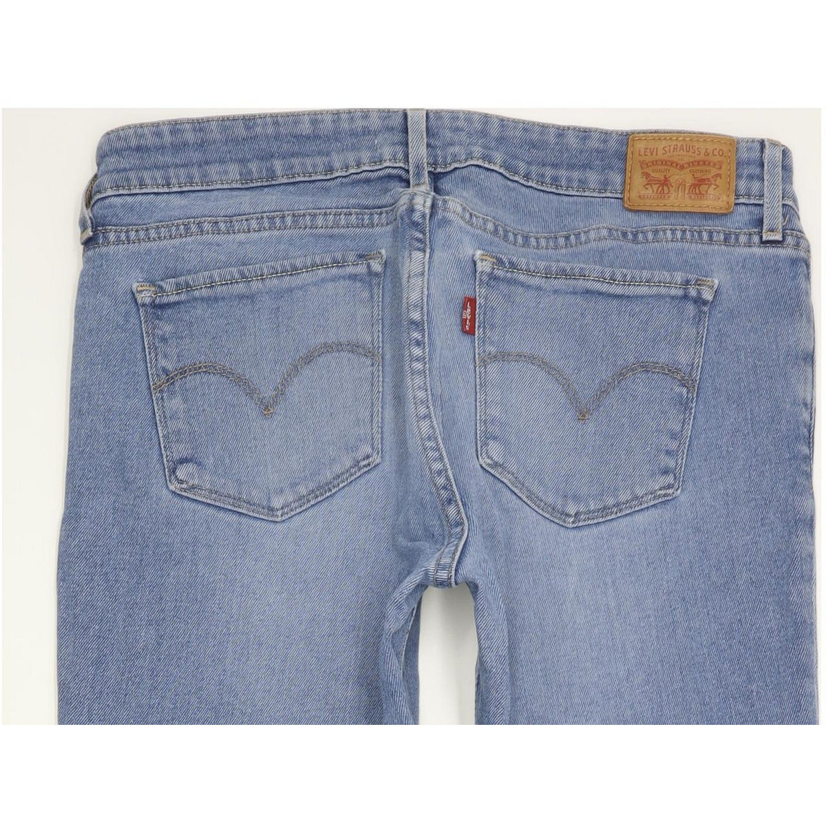 Levi's 711 Women Blue Skinny Slim Stretch Jeans W28 L32