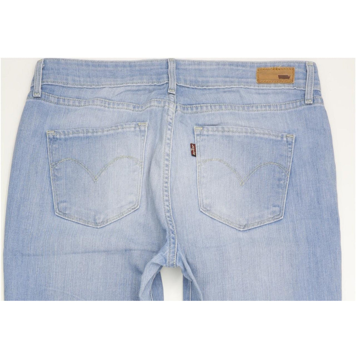 Levi's Women Blue Straight Slim Stretch Jeans W30 L34