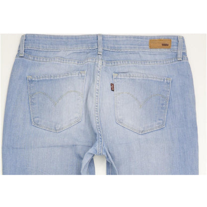 Levi's Women Blue Straight Slim Stretch Jeans W30 L34