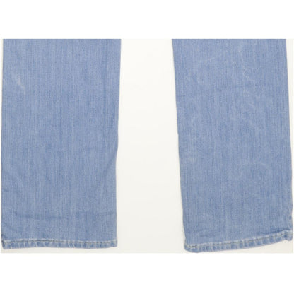 Levi's Women Blue Straight Slim Stretch Jeans W30 L34