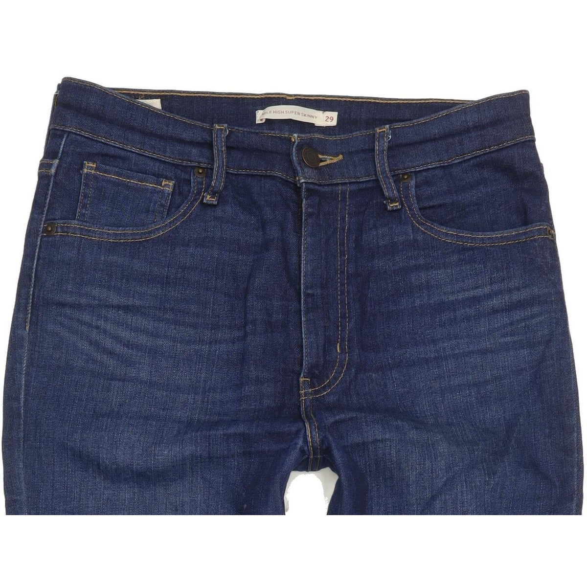 Levi's Mile Blue Skinny Slim Stretch Jeans High Waisted W29 L30