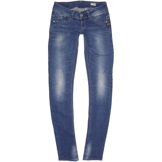 G-Star Lynn Women Blue Skinny Slim Stretch Jeans W27 L36