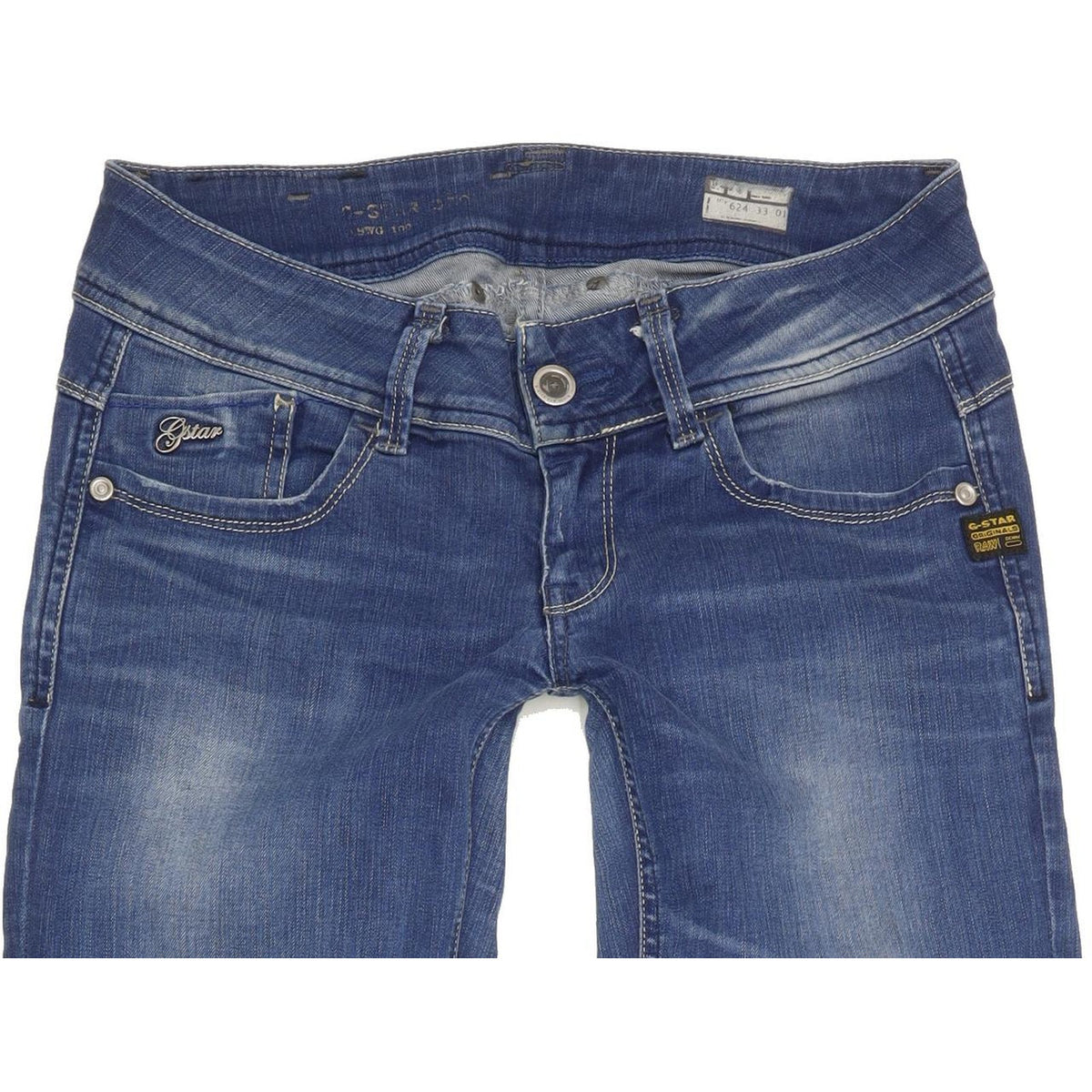 G-Star Lynn Women Blue Skinny Slim Stretch Jeans W27 L36
