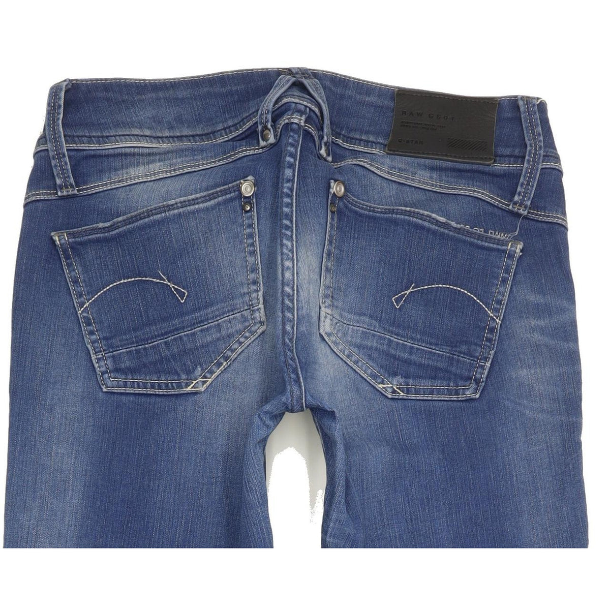 G-Star Lynn Women Blue Skinny Slim Stretch Jeans W27 L36