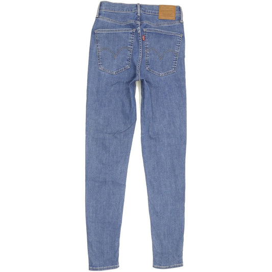Levi's Mile Blue Skinny Slim Stretch Jeans High Waisted W29 L30