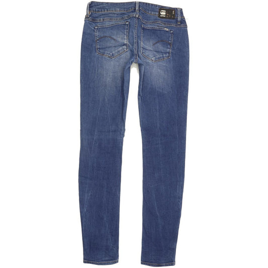 G-Star 3301-A Low Women Blue Skinny Slim Stretch Jeans W27 L31