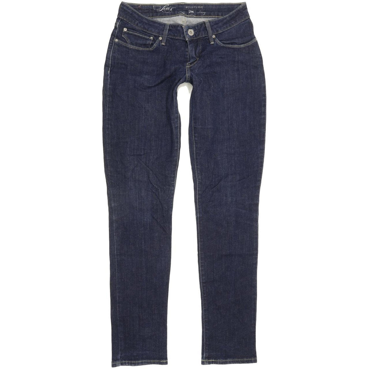 Levi's Bold Curve Women Blue Skinny Slim Stretch Jeans W28 L30