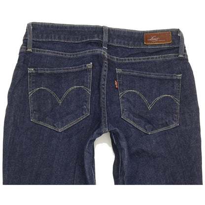 Levi's Bold Curve Women Blue Skinny Slim Stretch Jeans W28 L30
