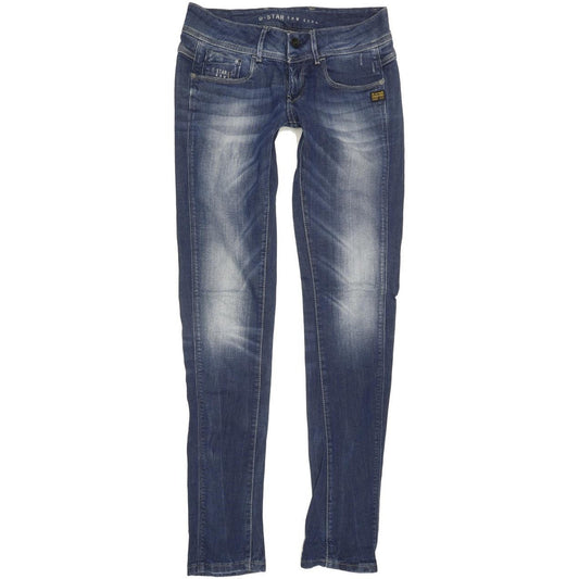 G-Star Midge Cody Women Blue Skinny Slim Stretch Jeans W28 L34