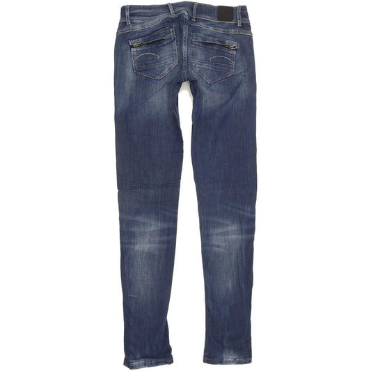 G-Star Midge Cody Women Blue Skinny Slim Stretch Jeans W28 L34