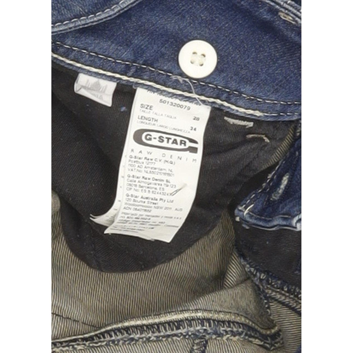 G-Star Midge Cody Women Blue Skinny Slim Stretch Jeans W28 L34