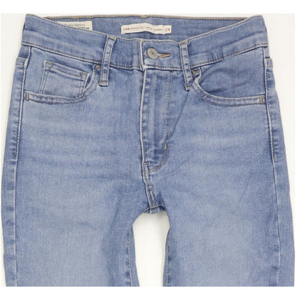 Levi's 720 Women Blue Skinny Slim Stretch Jeans W24 L27