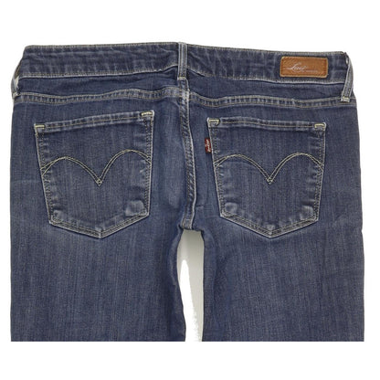 Levi's Bold Curve Women Blue Skinny Slim Stretch Jeans W29 L30