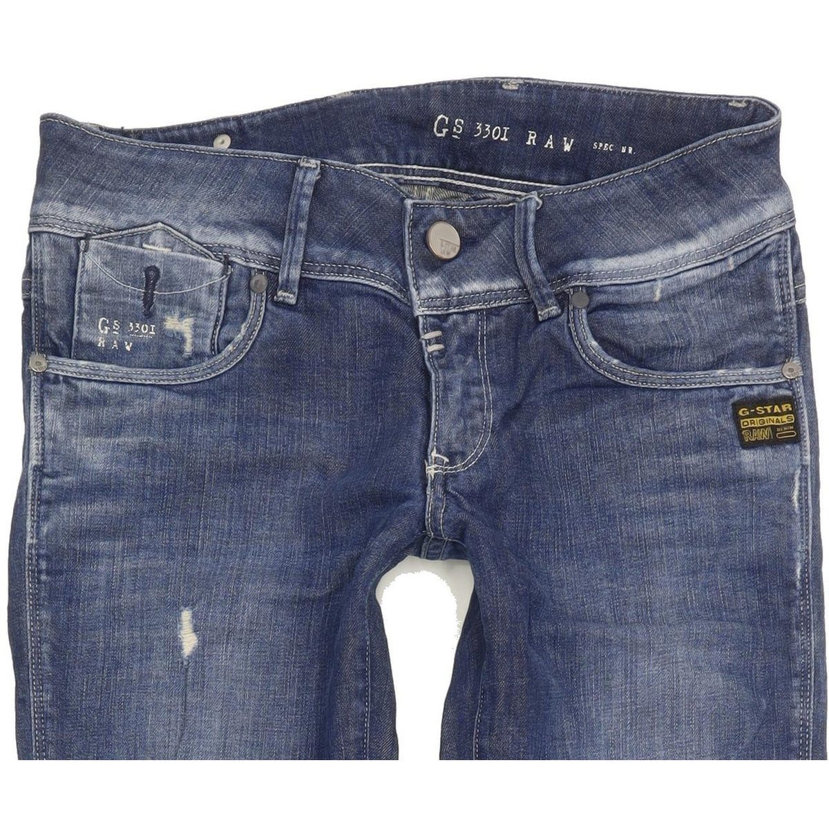 G-Star Women Blue Skinny Slim Jeans W28 L34