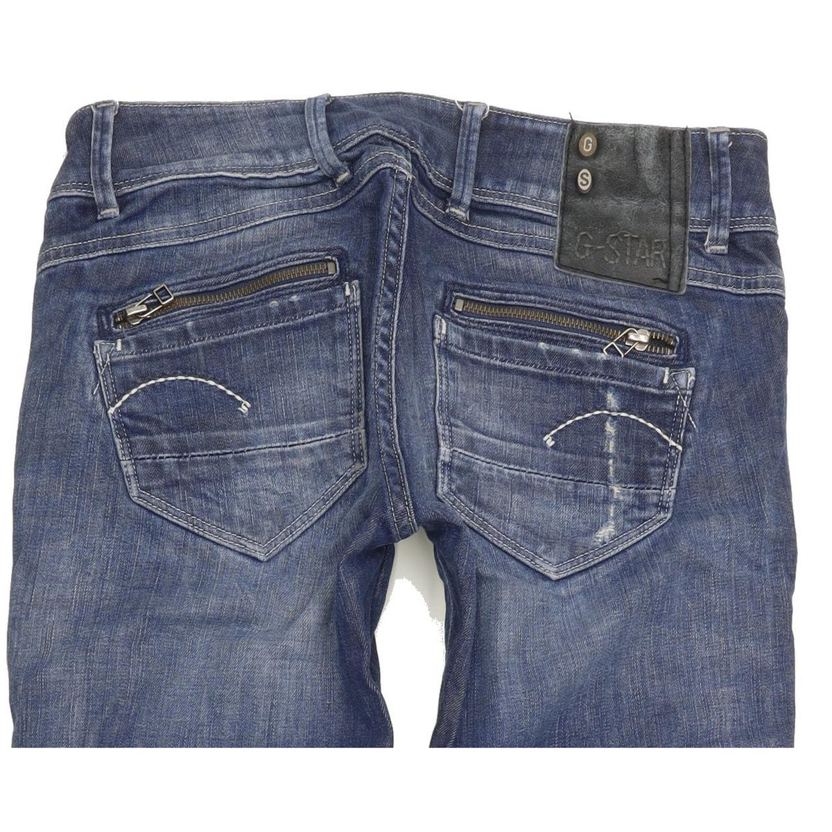 G-Star Women Blue Skinny Slim Jeans W28 L34