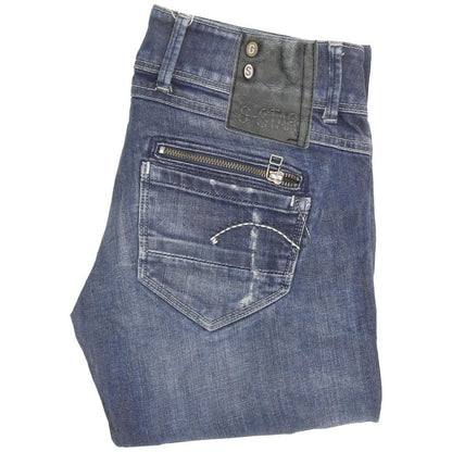 G-Star Women Blue Skinny Slim Jeans W28 L34