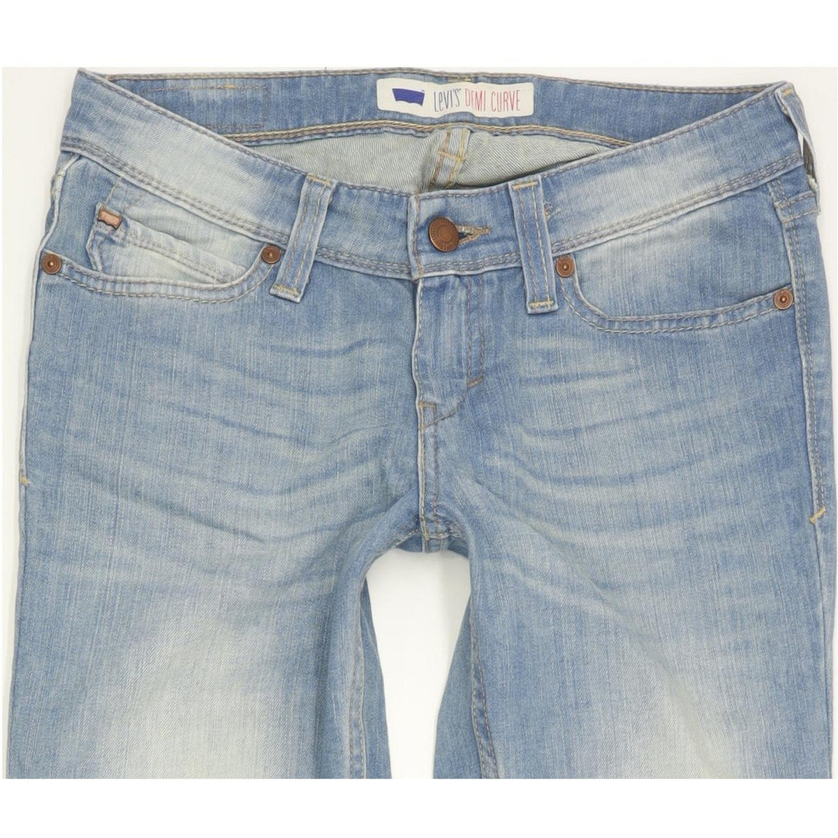 Levi's Demi Curve Women Blue Skinny Slim Stretch Jeans W26 L30