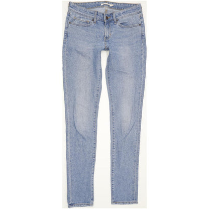 Levi's 711 Women Blue Skinny Slim Stretch Jeans W27 L31