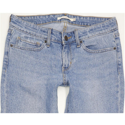 Levi's 711 Women Blue Skinny Slim Stretch Jeans W27 L31