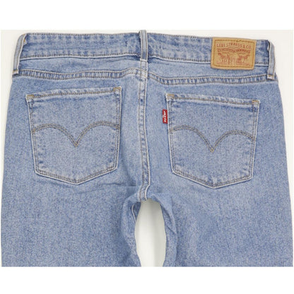 Levi's 711 Women Blue Skinny Slim Stretch Jeans W27 L31