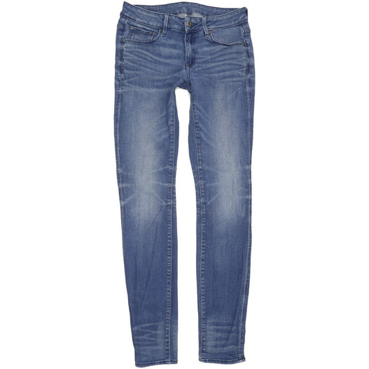 G-Star 3301 Contour Women Blue Skinny Slim Stretch Jeans W30 L33