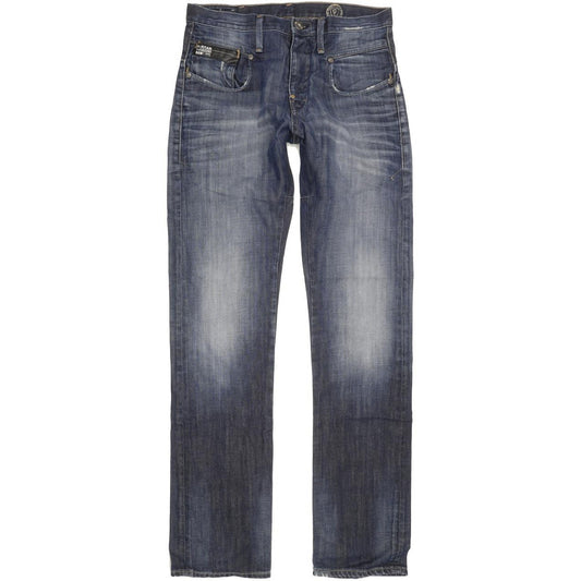 G-Star Blade Men Blue Straight Slim Jeans W30 L33