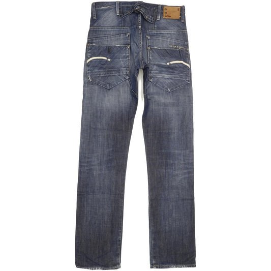 G-Star Blade Men Blue Straight Slim Jeans W30 L33