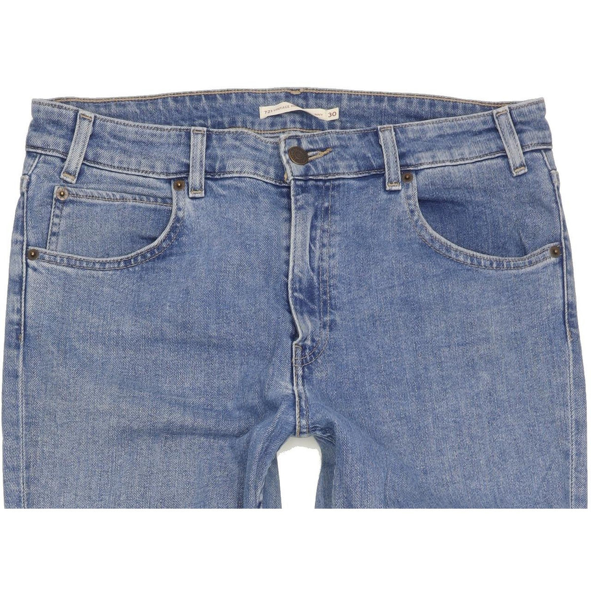 Levi's 721 Vintage Women Blue Skinny Slim Stretch Jeans W30 L32