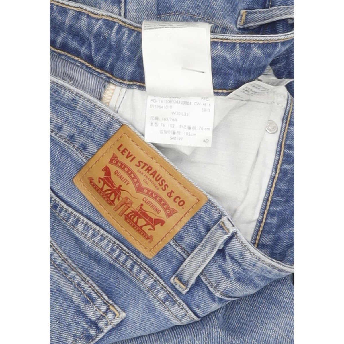 Levi's 721 Vintage Women Blue Skinny Slim Stretch Jeans W30 L32