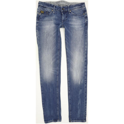 G-Star Midge Women Blue Skinny Slim Stretch Jeans W28 L32
