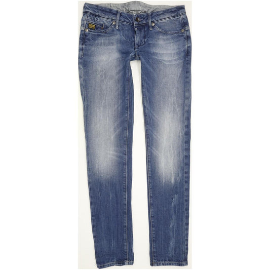 G-Star Midge Women Blue Skinny Slim Stretch Jeans W28 L32