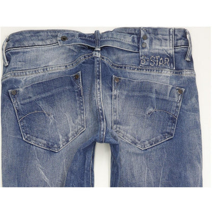 G-Star Midge Women Blue Skinny Slim Stretch Jeans W28 L32