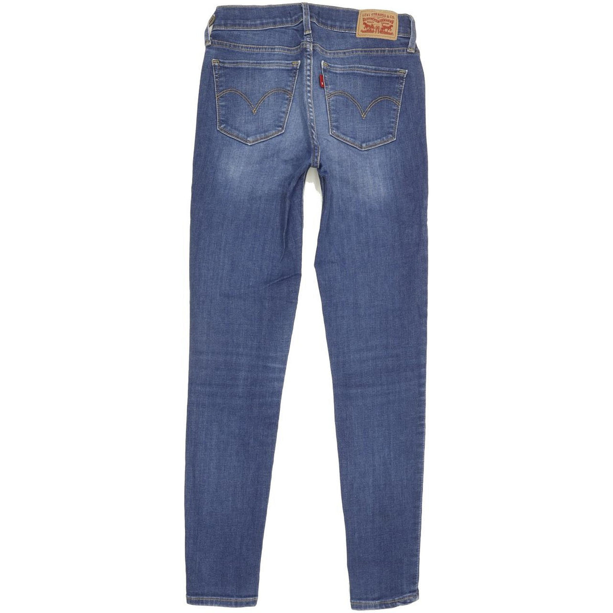 Levi's 710 Super Women Blue Skinny Slim Stretch Jeans W25 L28