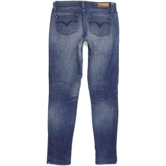 Levi's Demi Curve Women Blue Skinny Slim Stretch Jeans W27 L30