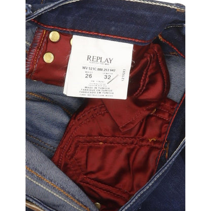 Replay Rockxanne Women Blue Skinny Slim Jeans W26 L31