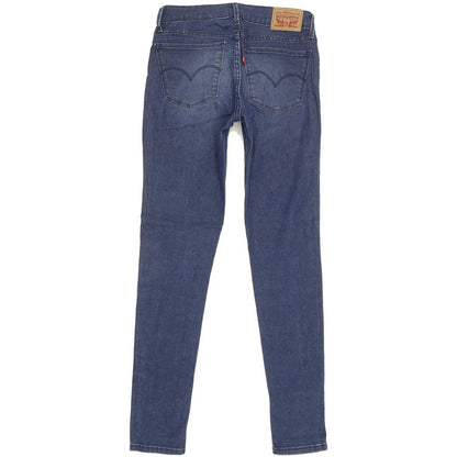 Levi's 710 Super Women Blue Skinny Slim Stretch Jeans W26 L29