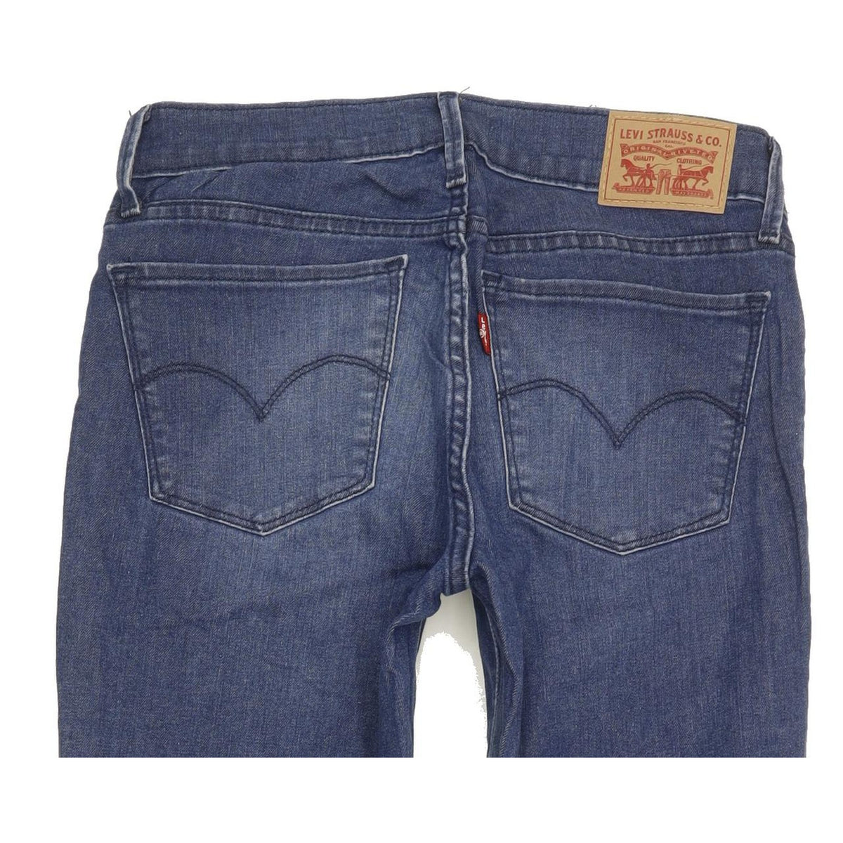 Levi's 710 Super Women Blue Skinny Slim Stretch Jeans W26 L29