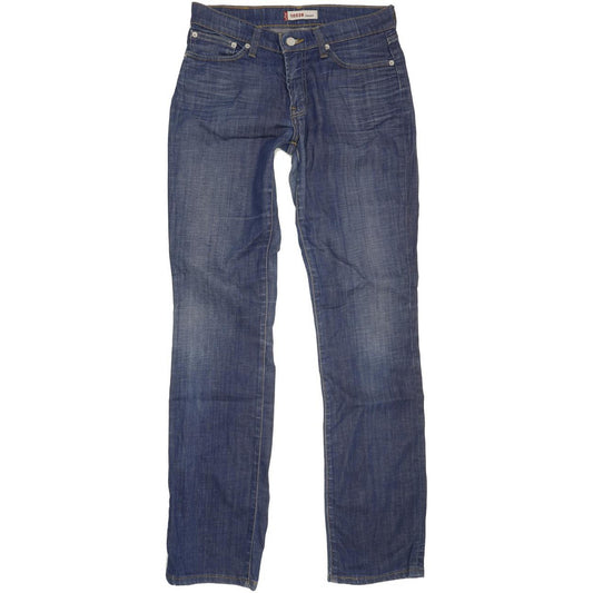 Levi's 528 Women Blue Straight Regular Stretch Jeans W30 L33