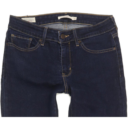 Levi's 711 Women Blue Skinny Slim Stretch Jeans W27 L28