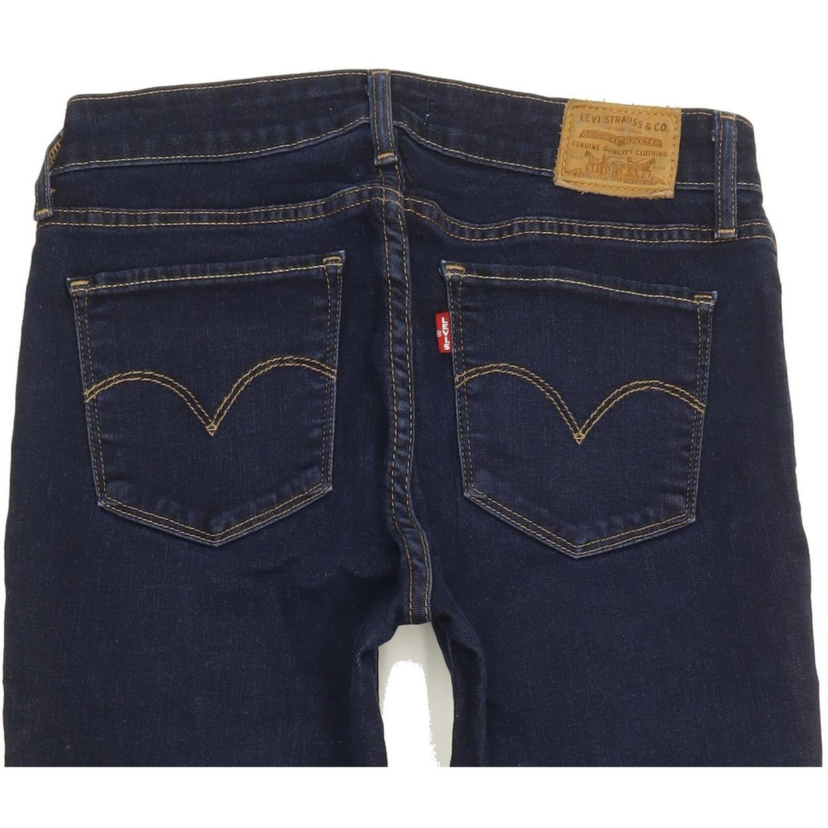 Levi's 711 Women Blue Skinny Slim Stretch Jeans W27 L28