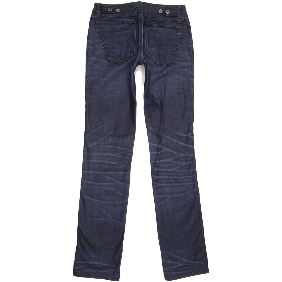 G-Star New Ford Women Blue Straight Slim Stretch Jeans W28 L34
