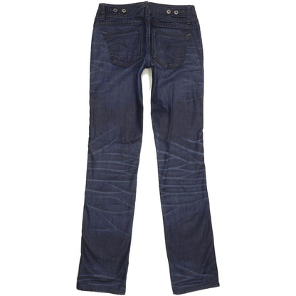 G-Star New Ford Women Blue Straight Slim Stretch Jeans W28 L34
