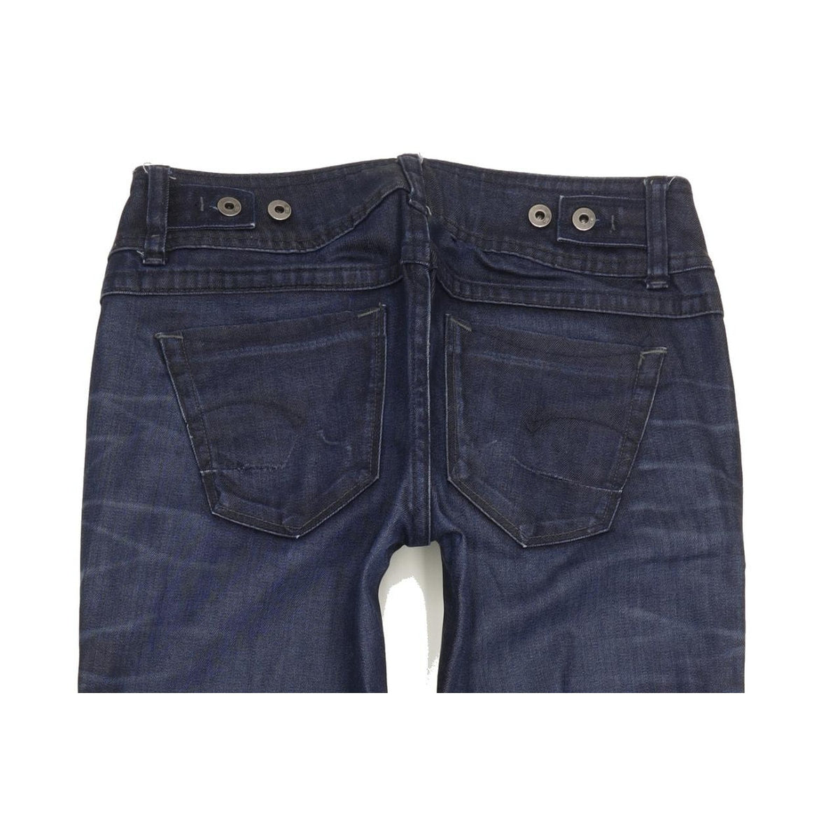 G-Star New Ford Women Blue Straight Slim Stretch Jeans W28 L34