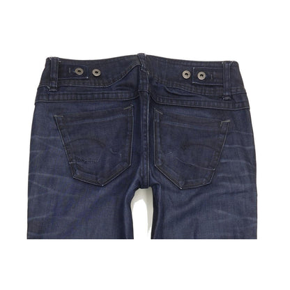 G-Star New Ford Women Blue Straight Slim Stretch Jeans W28 L34