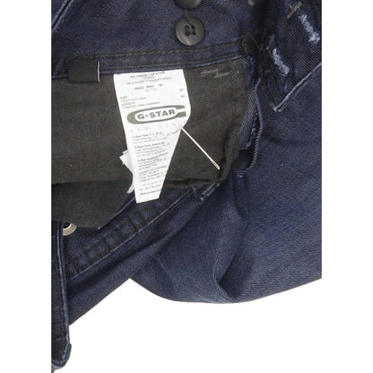 G-Star New Ford Women Blue Straight Slim Stretch Jeans W28 L34