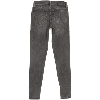 Levi's 710 Super Women Charcoal Skinny Slim Stretch Jeans W26 L28