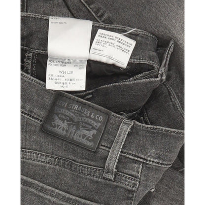 Levi's 710 Super Women Charcoal Skinny Slim Stretch Jeans W26 L28