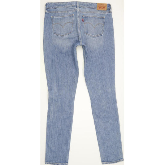 Levi's 711 Women Blue Skinny Slim Stretch Jeans W31 L32