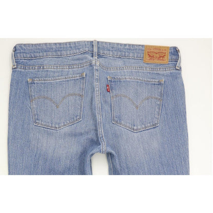 Levi's 711 Women Blue Skinny Slim Stretch Jeans W31 L32
