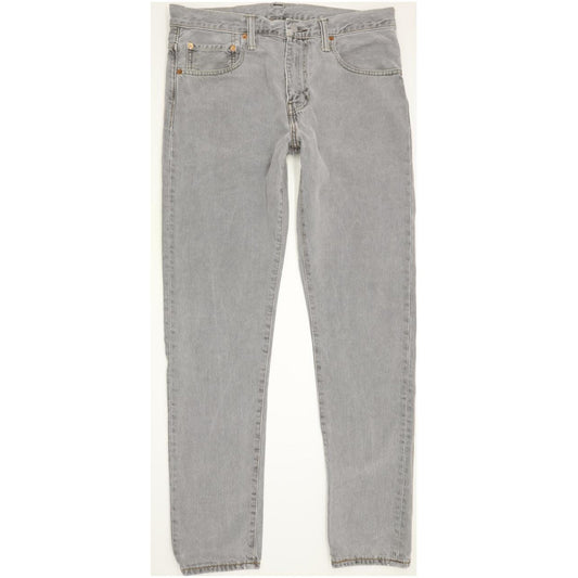 Levi's 520 Men Grey Tapered Slim Jeans W32 L31